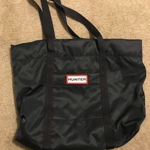 Hunter boots “Large tote bag and backpack” two items
